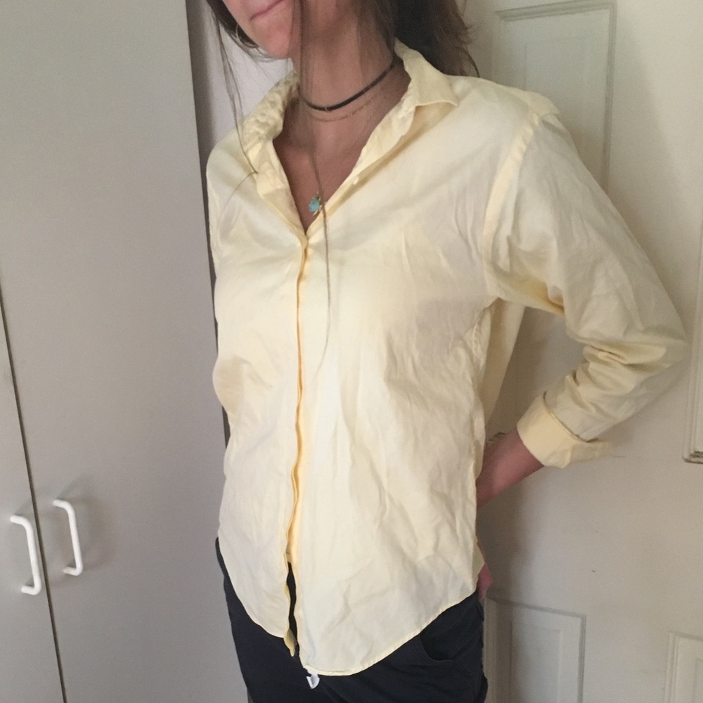 Yellow Button Down - Picture 3 of 3